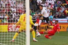 Fussball WM 2010 - Deutschland gegen England